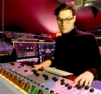 James Rand with Neve 8424