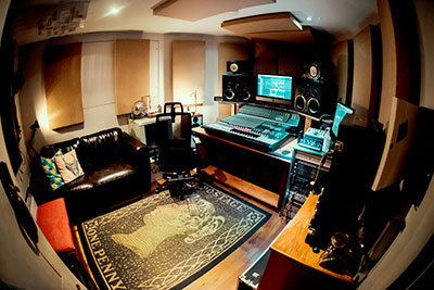 Audient ASP4816 console in Grand Chapel Studios