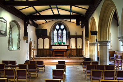 Flipside's audio installation at Ashington Parish Church 