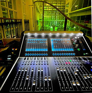 DiGiCo S21 console at Saga-Cuisines of India