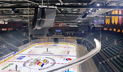 Budweiser Events Center, home to the AHL Colorado Eagles, now features a new L-Acoustics A10-based loudspeaker system