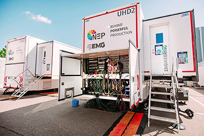 NEP's UHD1 and UHD2 OB trucks
