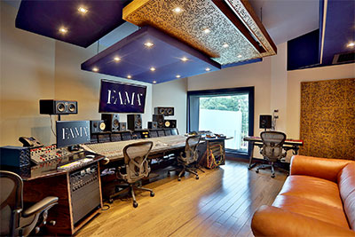 Control Room B equipped with SSL Duality 48