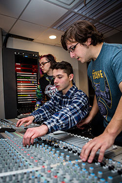 Audient ASP8024 console in MWCC Studio 5