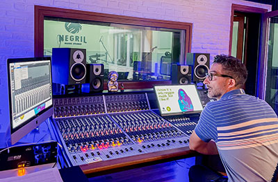 Fede Soto Roland and the new ASP8024-HE console 