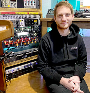 Dan McDougall with Neve 1073OPX 