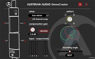 Austrian Audio StereoCreator plug-in 
