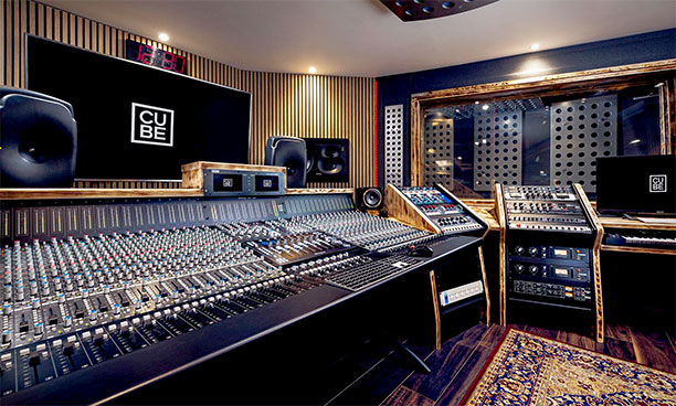 Cube Studio B with 32-channel Origin console