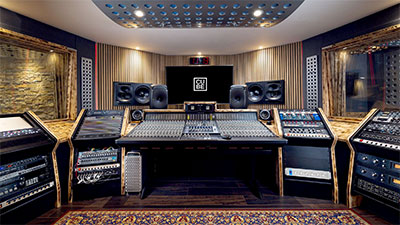 Cube Studio B with 32-channel Origin console