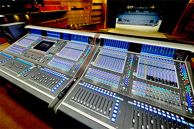 Expanded Quantum7 console at State Kremlin Palace FOH