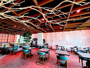 The new Bla Bla beach club leisure complex in Dubai