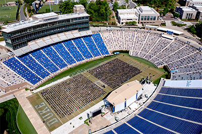 Duke University Commencement at the Wallace Wade Stadium