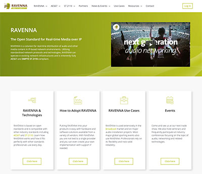 ALC NetworX launches new Ravenna website