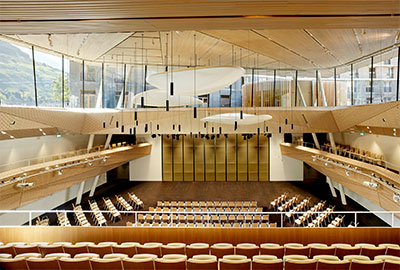 Andermatt Concert Hall (Pic: Roland Halbe)