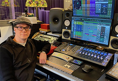Adrian Hall with UF8 and UC1 set-up