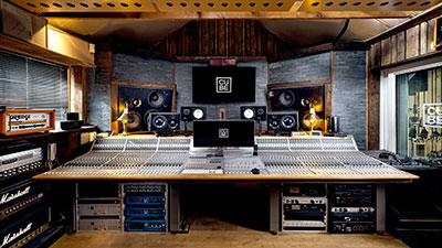 ASP8024 in Studio A at Cube Recording studio in Cornwall