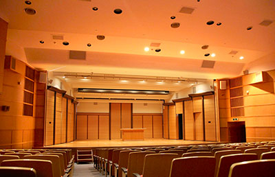 Martin Audio CDD ceiling speakers in the Igakukan
