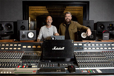 Blake Devitt and Studio Manager Adam Beer