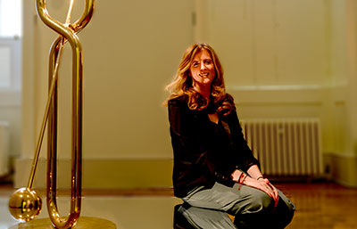 Anne-Laure Pingreoun, exhibit curator and founder of Alter-Projects