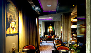 Purple Rain Lounge at the SH Villa Gadea Hotel