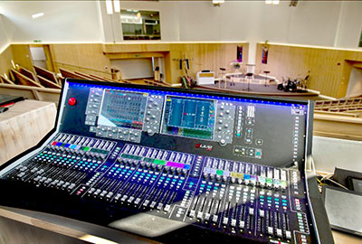 A&H dLive S7000 at Guildford Baptist Church 