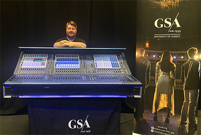 GSA Sound Technician, Chris Hallam