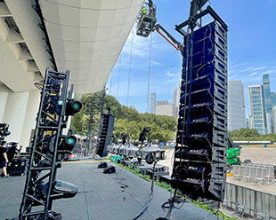 Martin Audio systems at work on Lollapalooza's Tito's Stage