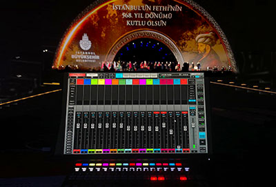 Waves eMotion LV1 Mixer at the Istanbul Conquest Day Celebrations