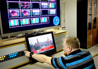 Lawo control at Moscow’s TV Center 