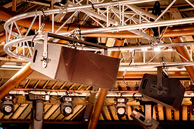 EM Acoustics loudspeaker system at the Albany