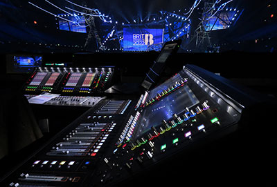 DiGiCo mixing for 2022 BRIT Awards