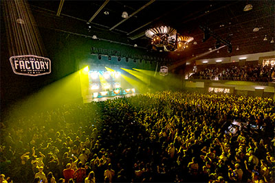 Deadmau5 performing on The Factory’s K2 rig at the venue’s opening