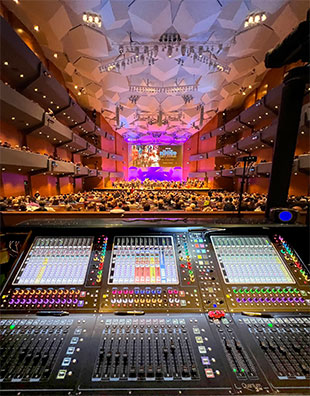 Minnesota Orchestra’s Quantum338 FOH console at Orchestra Hall