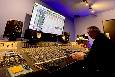 Chris Lord-Alge at Studio D's SSL Origin