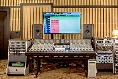 32-channel Solid State Logic Origin analogue mixing console