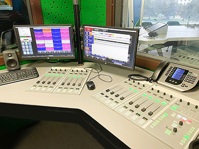 Lawo ruby radio console installed at MAP