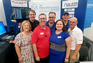 Tieline and The MaxxKonnect Group staff at NAB 2022
