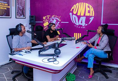 104.1 Power FM studio