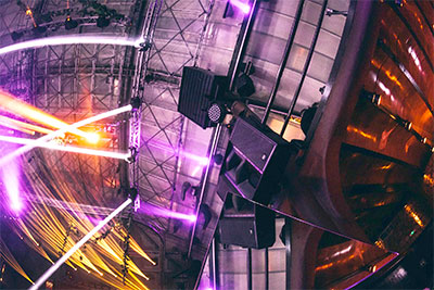 KV2 loudspeaker system in Amnesia's Main Room