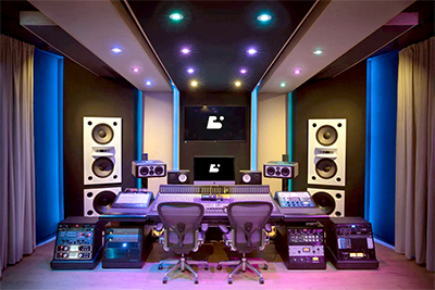 Ocean Suite flagship room with SSL Origin