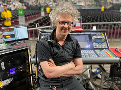 FOH Engineer, Gavin Tempany