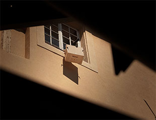 Loudspeaker placement at the  Théâtre de l’Archevêché