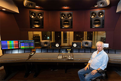 Danny Stone in Studio A (Pic: Chris Schmitt)