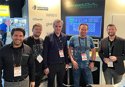 Lorenzo Sassi (DirectOut), Jasper Willems (Amptec), Harald Vanherf (Amptec), Bart Hilberink (Amptec), Jan Ehrlich (DirectOut)