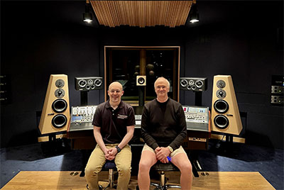 Lead PhantomFocus Installation Engineer Adam David Smith and PhantomFocus creator Carl Tatz 