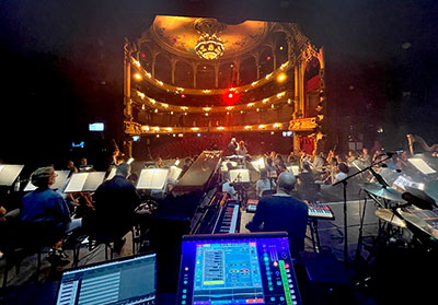 A&H takes at FOH for Eva Dahlgren and orchestra