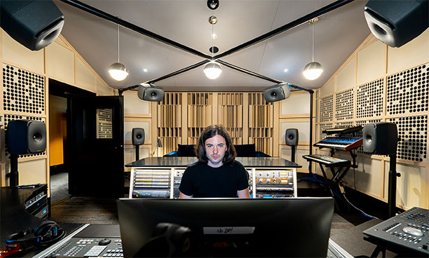 Engineer Nick Rowse, pictured at Forbes Street Studios