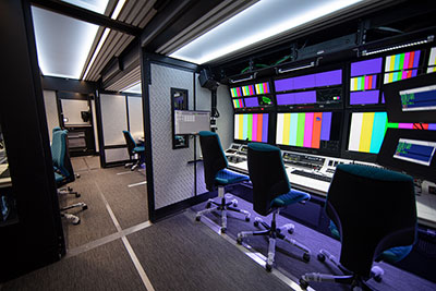 Inside one of the first PaaM vehicles delivered to SRG by Broadcast Solutions