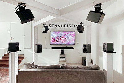 House of Carnival%u2019s immersive audio room featured an array of Neumann monitors