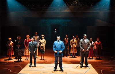 The cast of Mandela at Young Vic (Pic: Helen Murray)